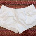 OP SOLD RETRO Y2K WHITE CORDUROY  LOW RISE SHORT SHORTS Photo 2