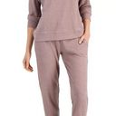 Petal Alfani Thermal Henley Pajama Set in Dusty Lavender  NWT MSRP $70 Size XXL Photo 0