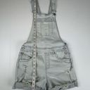 Ymi Denim Overalls Shorts Size 9 / 29 Light Wash Jean Distressed Stretch Photo 7