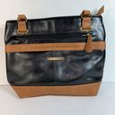 Stone Mountain black/camel shoulder bag NWOT Photo 1