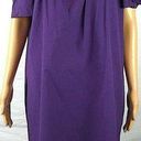 W By Worth  Deep Jelly Poplin Knit off The Shoulder Dress NWT Purple Sweater 10 Photo 1