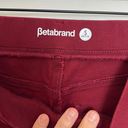 Betabrand - Skinny-Leg 4-Pocket  Yoga Denim Jeans Small Petite Red Photo 5