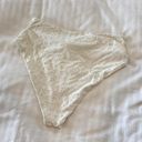 ONIA Barneys New York High Waisted Eyelet Riviera Bikini Bottoms in White - FREE SHIP Photo 4