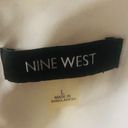 Nine West Vintage New With Tag White With Black Stripes Lined Shell Sz L Photo 2