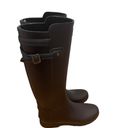 Hunter Orginal Tall Rain Boots for Women, Size 9 - Black Matte Adjustable Black Photo 2