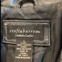 Croft & Barrow Y2K Leather  black leather jacket size L Photo 2