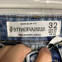 Stradivarius NWT  Mom Slim Fit Petite Sz 00 Denim Jeans Photo 2