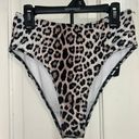 cheetah print high waisted bikini bottoms Multi Size M Photo 0