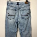 American Eagle   Cropped Wide Leg Jeans Womens Size 6 Baggy‎ 90s High Rise Y2K Photo 9