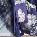 XScape  Navy Blue Long Brocade Ballgown Photo 10