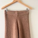 Stars Above Brown High Waisted Fuzzy Wide Leg Pants Size XS Photo 2