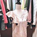 Auth. MSGM Light Pink Velvet NWT Sheath Dress Size 8 Photo 3