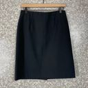 J.Jill  Black Elastic Waist Ponte Straight Pencil Skirt - Size XS - Knee Length Photo 0