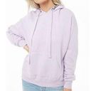 Forever 21  | Lilac Purple Savage Drawstring Hoodie Pullover Sweatshirt Size M Photo 0