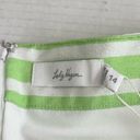 Lady Hagen  Green White Striped Golf Athletic Skort Size 14 New Photo 5