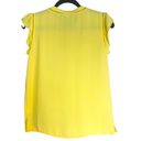 Maison Jules  Bright Sunny yellow Short sleeve ruffle blouse Size Small Photo 1