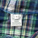 Vintage The Vermont Country Store Mountain Mercantile Plaid Maxi Dress Green 16 Blue Photo 3