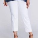 Lane Bryant  White Stretch Capri Pants Photo 0