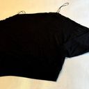 Treasure & Bond  Womens‎ Shirt Black Size Small Waffle Knit Boat Neck Photo 0