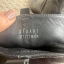 Stuart Weitzman STUART WEIZTMAN Women's 10 Heeled Leather Ankle Booties Black Made in Spain Photo 7