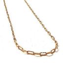 Tehrani Jewelry 14k Solid Gold paperclip necklace | 1.5 mm paperclip chain | 16 inches long | Photo 0