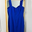 Dress the Population Electric Blue Nicole sweetheart midi dress Photo 2