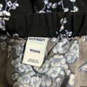 Old Navy EUC  Strapless Floral Maxi Dress, Size Medium, Black, Blue & White Multi Photo 7