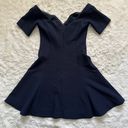 Cinq à Sept Cinq A Sept Dress Kenna Off The Shoulder Mini Navy 6 NWT New Photo 4