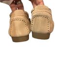 Michael Kors  Women's Moccasin Flats Loafer Driving Shoe Suede Tan Logo Size 7 M Photo 4