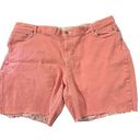 Liz Claiborne Crazy Horse women's size 18 pink jean shorts Photo 0