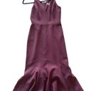 Dress the Population Midi Isabelle Crepe Mermaid Dress Purple Orchid Size XS Photo 2