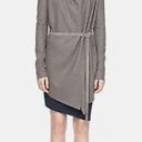 Helmut Lang Sonar 100% Wool Cardigan Sweater Jacket Taupe ( S ) Photo 0