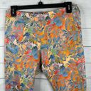 Soft Surroundings  Womens size Large Cropped Capri Pull On Legging Pants Paisley Photo 2