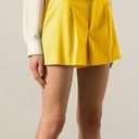 Topshop Pleated Shorts 2 Yellow Photo 0