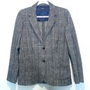 J. McLaughlin  Wool Blend Plaid Houndstooth Single Breasted Blazer Photo 0