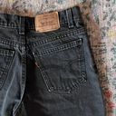 Levi’s Orange Tab Black Denim Shorts Photo 2