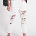 One Teaspoon ONE X  Cococash Hooligans Low Waist White Ripped/Distressed Crops-27 Photo 3