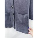 Banana Republic  Gray Merino Wool Blend Longline Cardigan Sweater sz Small Photo 4