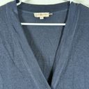 Tory Burch  Navy Gold Buttons Merino Wool Buttoned Cardigan Size Large #VEG-0107 Photo 6