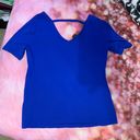 Metaphor Royal Blue Tee Shirt Photo 4