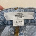 Good American  x Zara Jeans Womens Plus Sz 18 Classis Slim Ripped High Rise Denim Photo 9