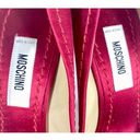 Moschino Red Satin Almond Toe Pumps w/ Bows Photo 7