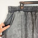 Torrid NWT  Mini Chambray Ruffle Edge Skirt Gray Acid Wash Plus Size 4 4X Photo 5