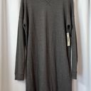 Tresics NWT  Solid Gray Pullover Long Sleeve Sweater T-Shirt Dress Size Medium Photo 5