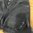 Good American Black High Waisted Shorts Photo 4