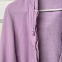 Brandy Melville Purple Cropped Hoodie Photo 3