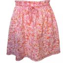 Abound NWT  by Nordstrom Women's Pink Floral Drawstring Mini Skirt - 4X Photo 0