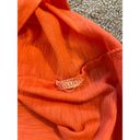 Tommy Hilfiger  Orange V-Neck Short Sleeve Top XL Photo 4