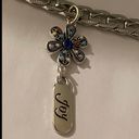 Handmade Joy Engraved Floral Charm Bracelet Photo 1