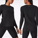 Sweaty Betty  | Tie Side Yoga Long Sleeve Top in black size 4-6 Photo 1